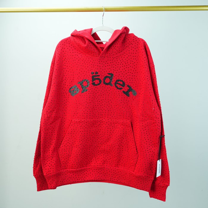 Clothing Sp5der VVS Hoodie Red 001