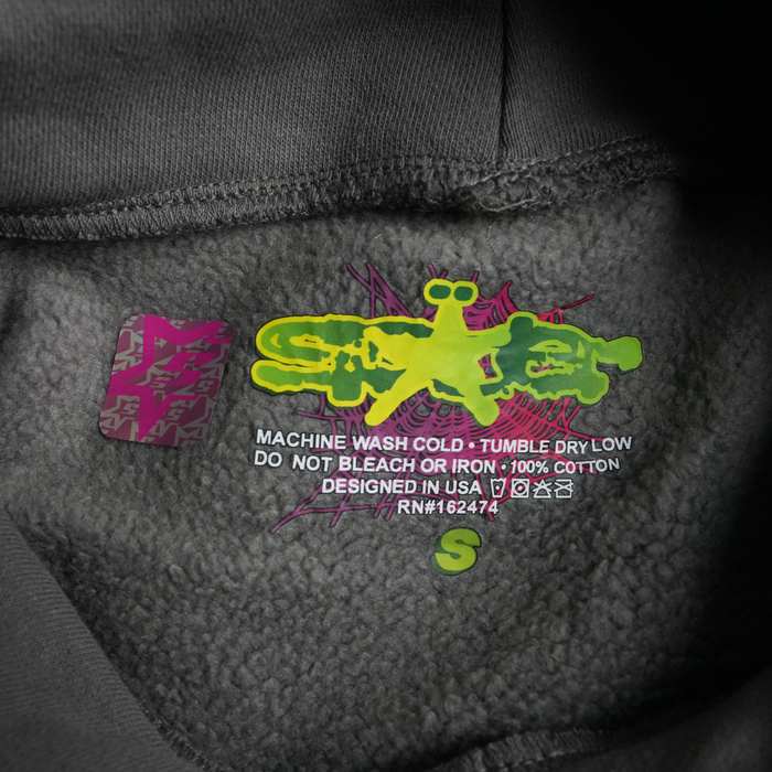 Clothing Sp5der Wait Web Hoodie Grey