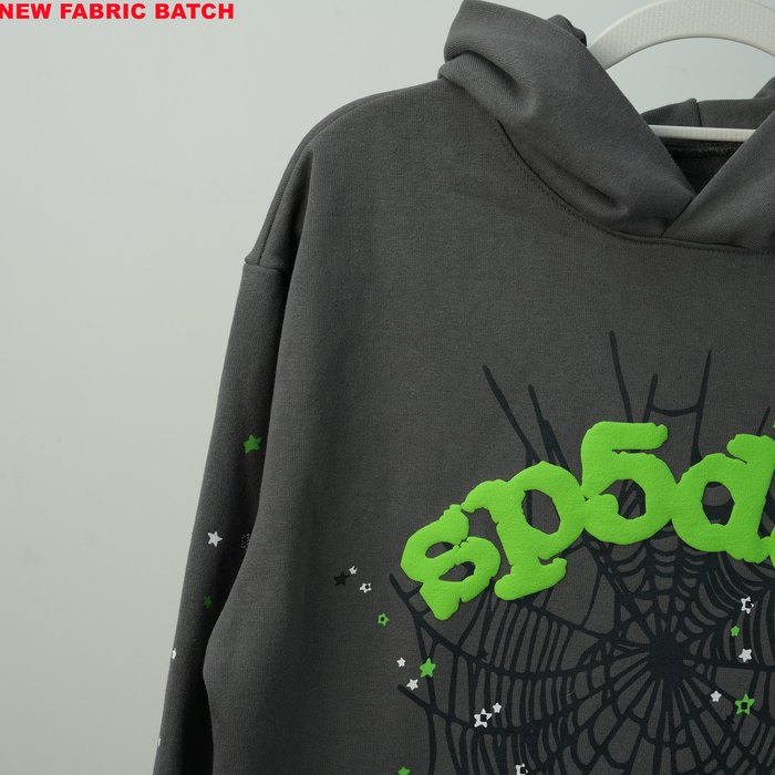 Clothing Sp5der Wait Web Hoodie Grey