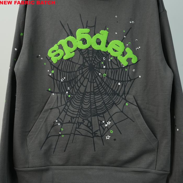 Clothing Sp5der Wait Web Hoodie Grey