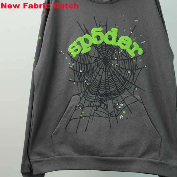 Clothing Sp5der Wait Web Hoodie Grey