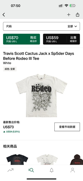 Clothing T shirt White 003