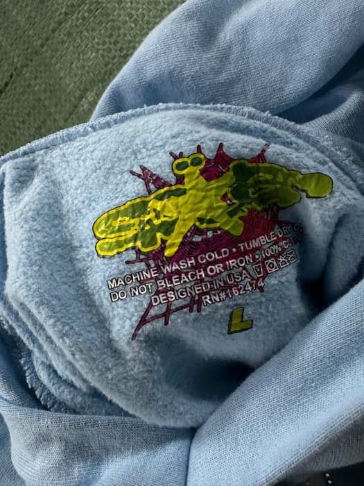 Clothing hoodie Blue 002