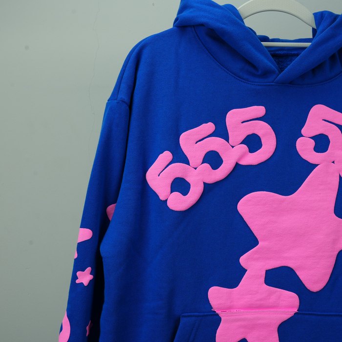 Clothing hoodie Blue 005