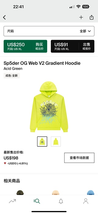Clothing hoodie Green 001