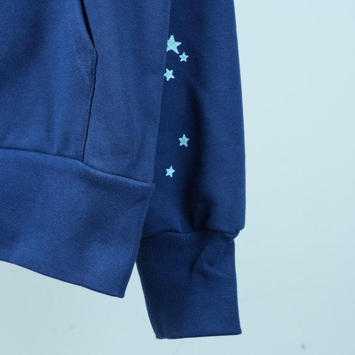Clothing hoodie Navy 002