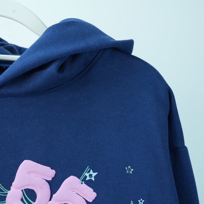 Clothing hoodie Navy 002
