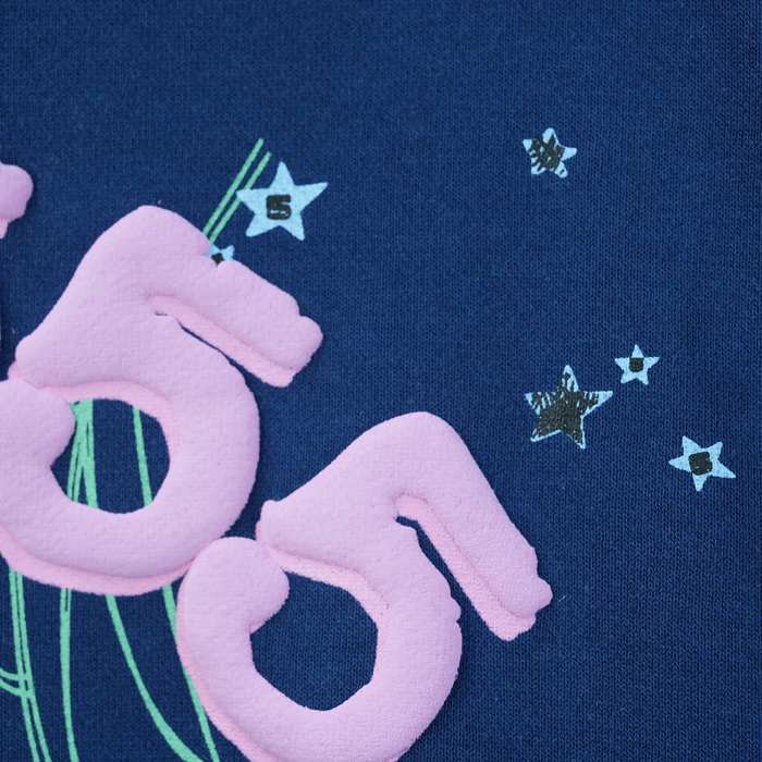 Clothing hoodie Navy 002