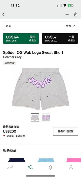 Clothing sweat shorts Grey