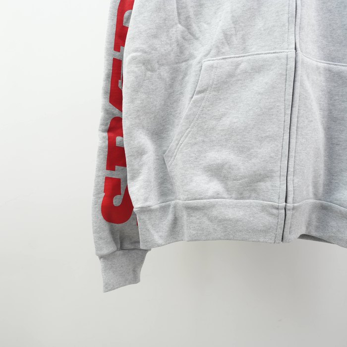 Clothing zip hoodie Grey