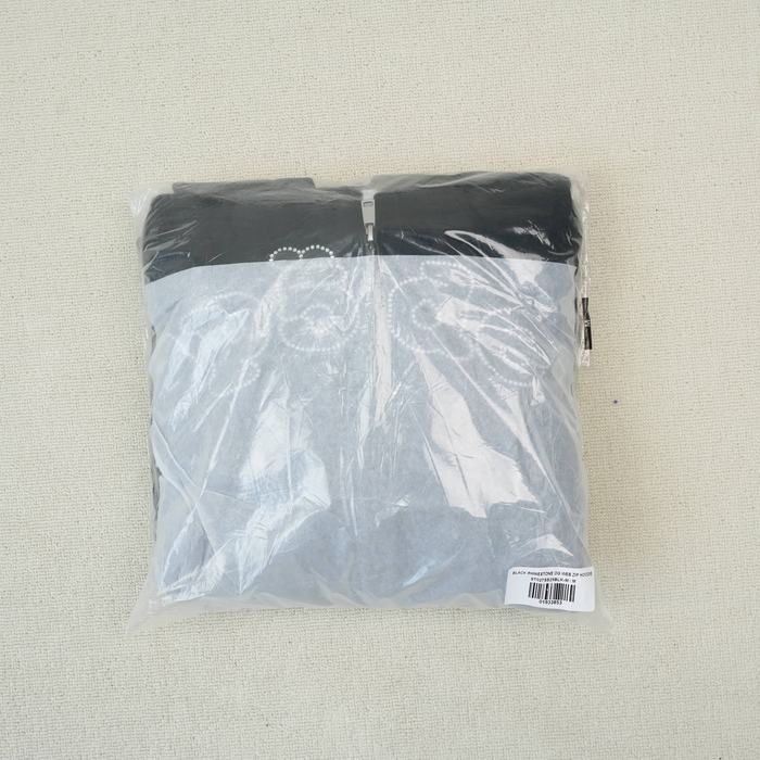 Clothing zip up hoodie Black