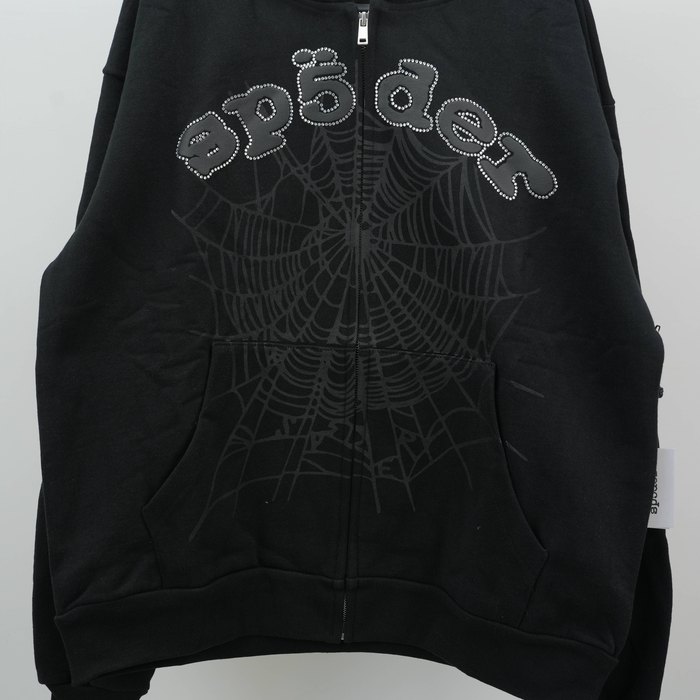 Clothing zip up hoodie Black