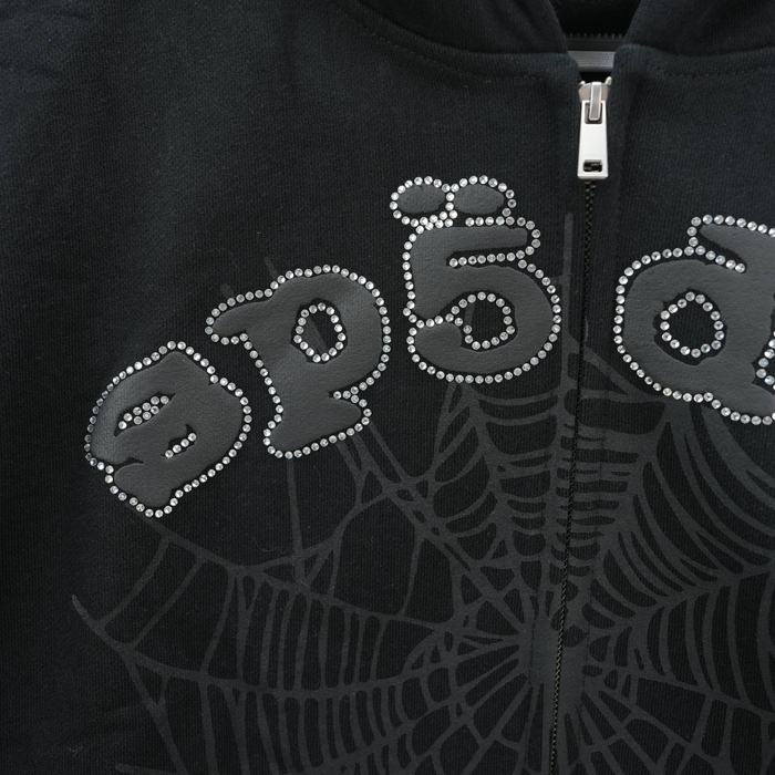 Clothing zip up hoodie Black