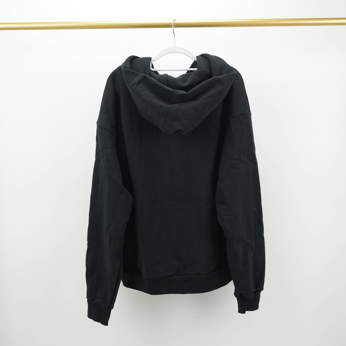 Clothing zip up hoodie Black