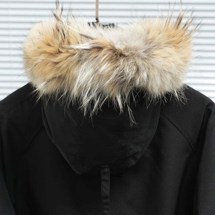 Yupoo Canada Goose beanie black pompom Canada Goose down jacket beanie black pompom Black 007