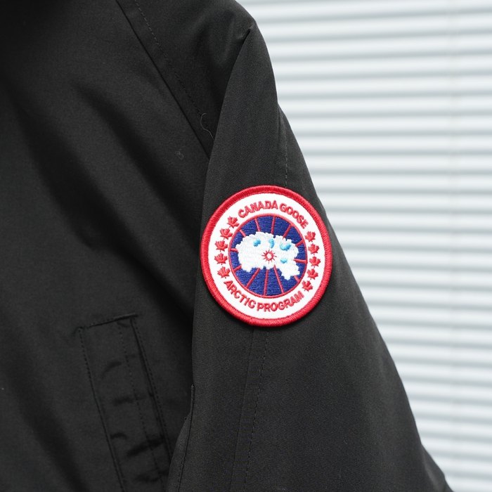 Yupoo Canada Goose beanie black pompom Canada Goose down jacket beanie black pompom Black 007