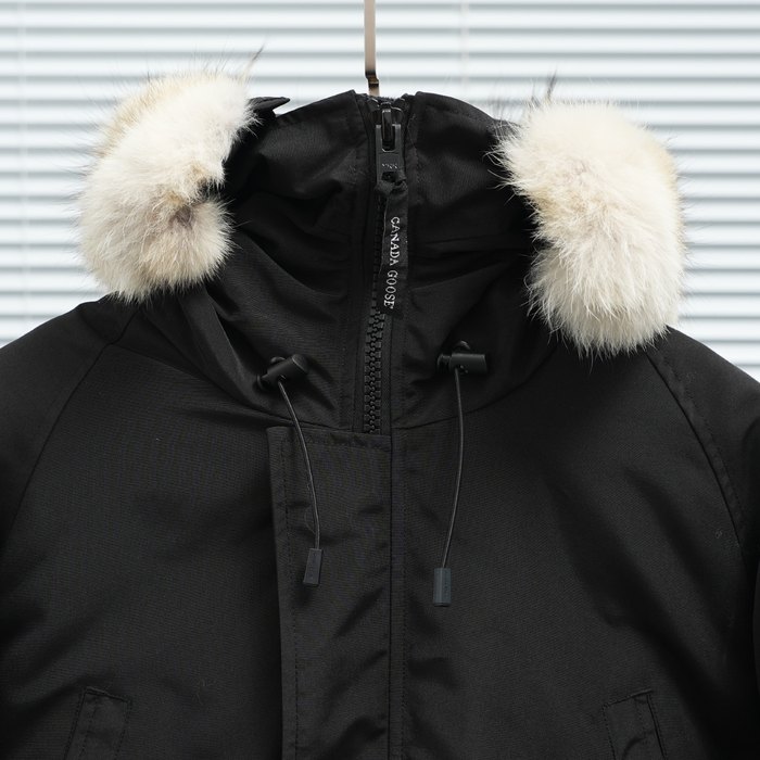 Yupoo Canada Goose beanie black pompom Canada Goose down jacket beanie black pompom Black 007