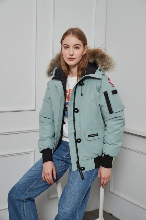 Yupoo Canada Goose beanie black pompom Canada Goose down jacket beanie black pompom Blue 005