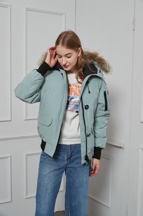 Yupoo Canada Goose beanie black pompom Canada Goose down jacket beanie black pompom Blue 005