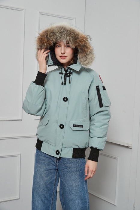 Yupoo Canada Goose beanie black pompom Canada Goose down jacket beanie black pompom Blue 005