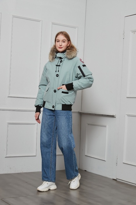 Yupoo Canada Goose beanie black pompom Canada Goose down jacket beanie black pompom Blue 005