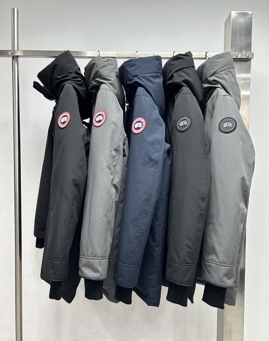 Yupoo Canada Goose beanie black pompom Canada Goose down jacket beanie black pompom Navy 005