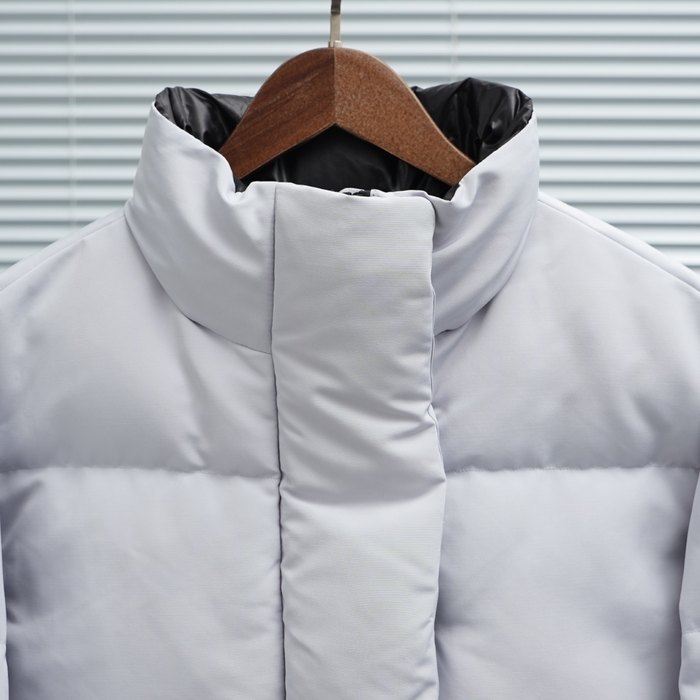 Yupoo Canada Goose beanie black pompom Canada Goose down jacket beanie white patch White 007