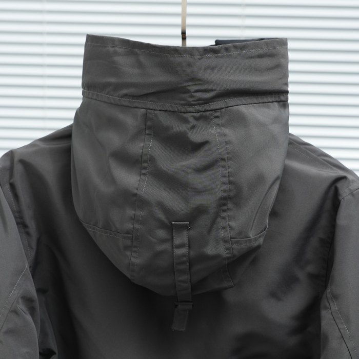 Yupoo Canada Goose beanie black pompom Canada Goose down jacket puffer black logo patch Black 026