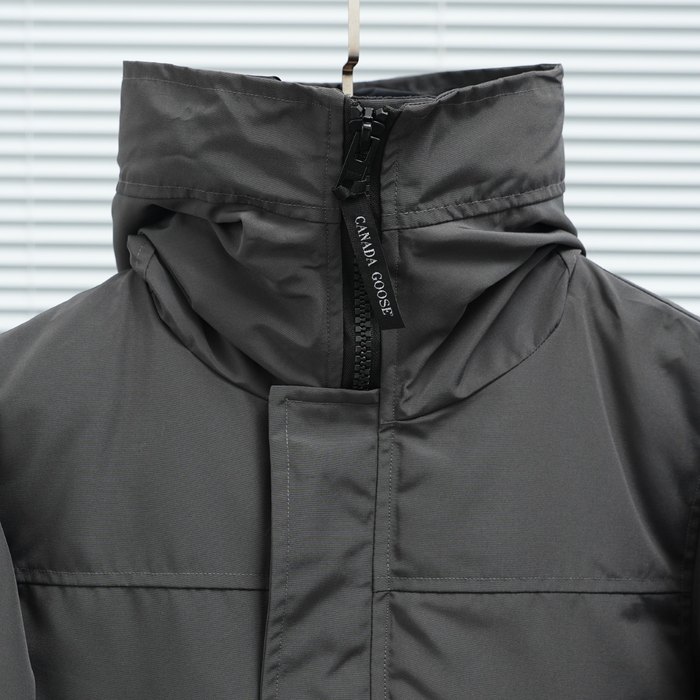 Yupoo Canada Goose beanie black pompom Canada Goose down jacket puffer black logo patch Black 026