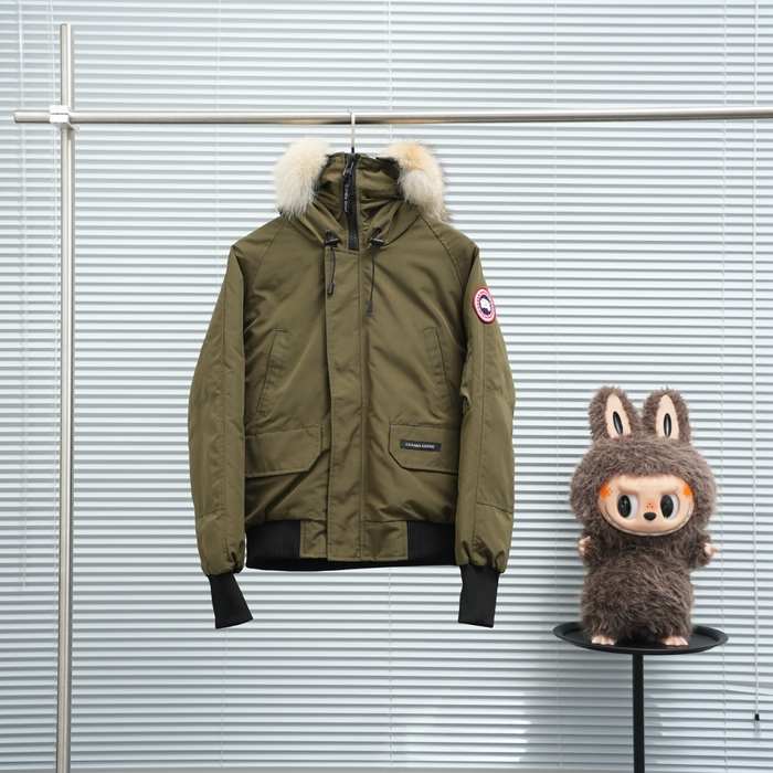 Yupoo Canada Goose beanie green pompom Canada Goose down jacket beanie black pompom Green