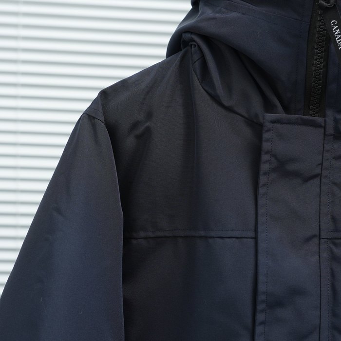 Yupoo Canada Goose bucket black red patch Canada Goose down jacket beanie black logo patch Navy 002