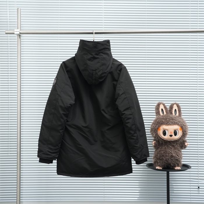 Yupoo Canada Goose bucket black soft Canada Goose down jacket beanie black pompom Black 027