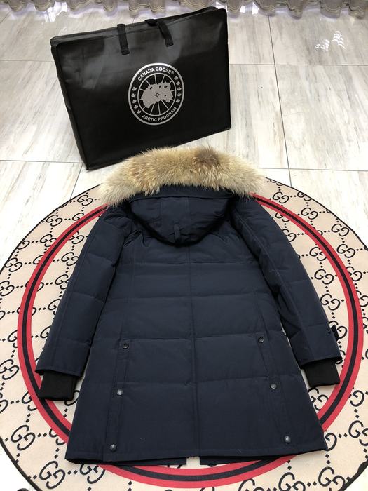 Yupoo Canada Goose fauxfur hooded navy winter coat Canada Goose down jacket parka navy fur hood Navy 016