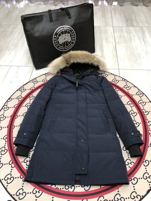 Yupoo Canada Goose fauxfur hooded navy winter coat Canada Goose down jacket parka navy fur hood Navy 016