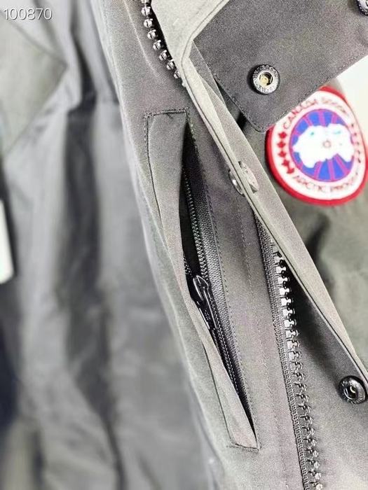 Yupoo Canada Goose hooded black down jacket Canada Goose down jacket puffer black patch hood Black 049