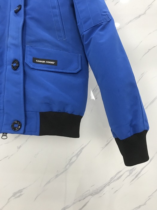 Yupoo Canada Goose hooded blue fur trim jacket Canada Goose down jacket hooded blue fur trim Blue 004