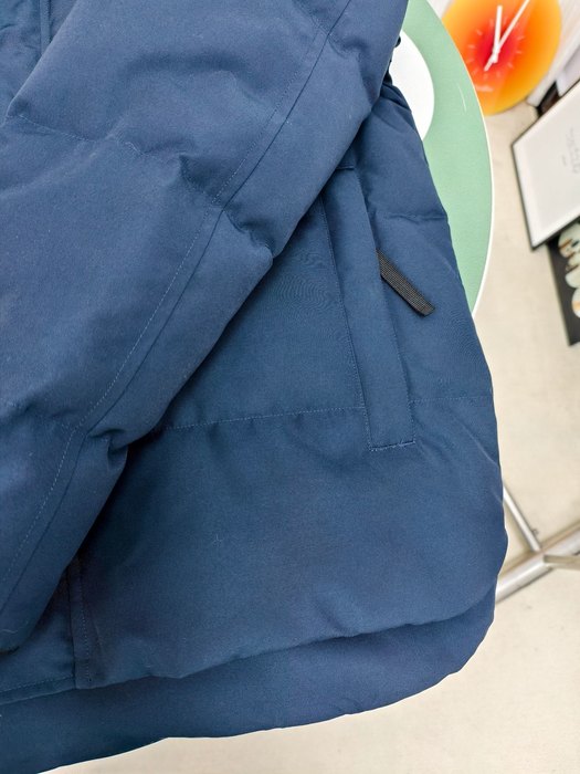 Yupoo Canada Goose hooded navy quilted Canada Goose down jacket puffer navy hooded Navy 009