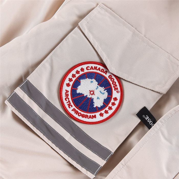Yupoo Canada Goose parka beige fur hood Canada Goose down jacket parka beige fur hood Beige 022