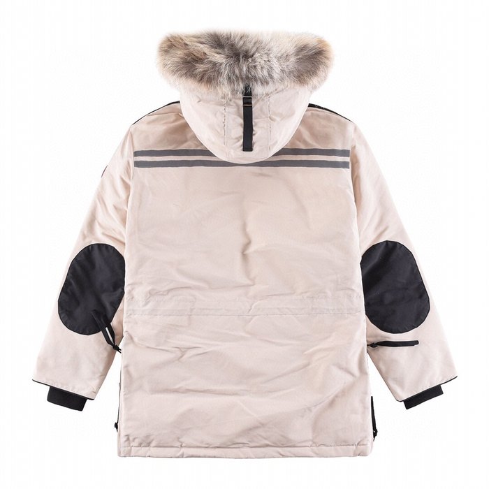 Yupoo Canada Goose parka beige fur hood Canada Goose down jacket parka beige fur hood Beige 022