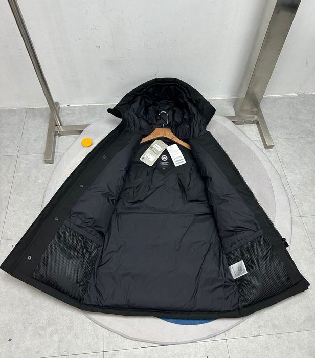Yupoo Canada Goose parka black fur hood Canada Goose down jacket parka black fur hood Black 016