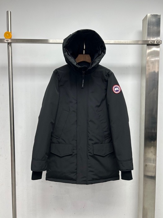 Yupoo Canada Goose parka black fur hood Canada Goose down jacket parka black fur hood Black 016