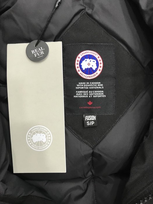Yupoo Canada Goose parka black fur hood Canada Goose down jacket parka black fur hood Black 039