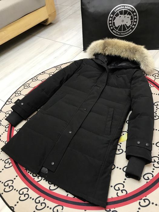 Yupoo Canada Goose parka black fur hood Canada Goose down jacket parka black fur hood Black 039