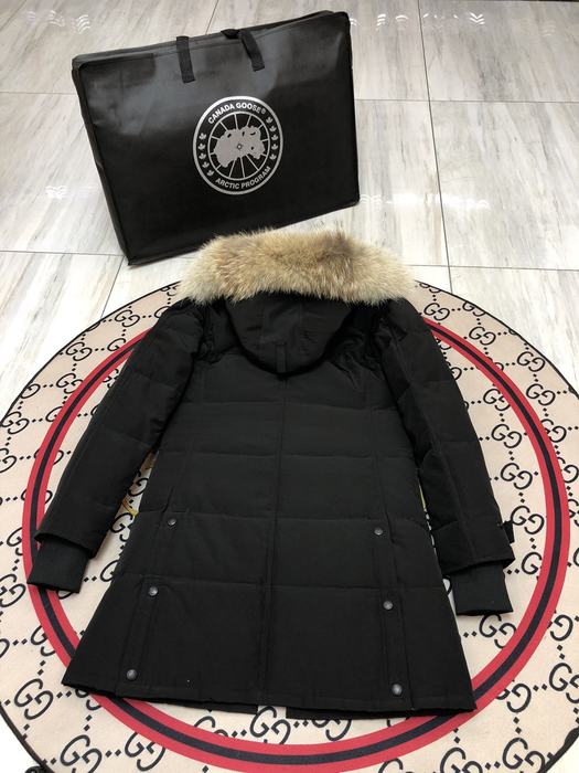 Yupoo Canada Goose parka black fur hood Canada Goose down jacket parka black fur hood Black 039