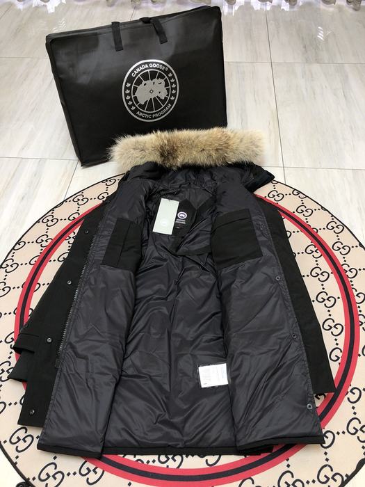Yupoo Canada Goose parka black fur hood Canada Goose down jacket parka black fur hood Black 039