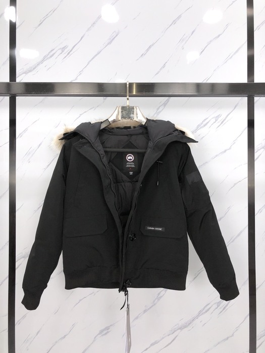 Yupoo Canada Goose parka black fur hood Canada Goose down jacket parka black fur hood Black