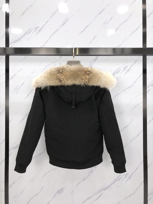 Yupoo Canada Goose parka black fur hood Canada Goose down jacket parka black fur hood Black