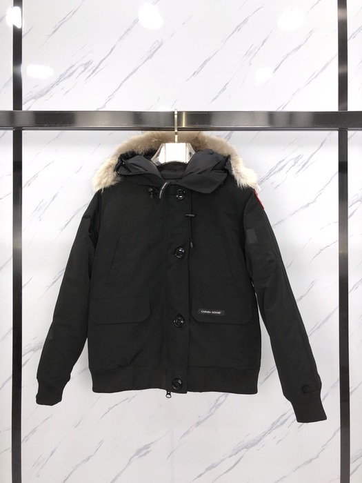 Yupoo Canada Goose parka black fur hood Canada Goose down jacket parka black fur hood Black