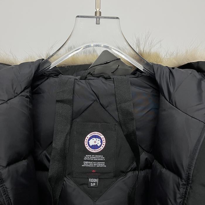 Yupoo Canada Goose parka black fur hood Canada Goose down jacket parka black fur hood Black 2
