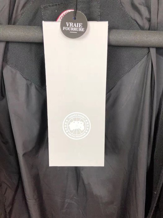 Yupoo Canada Goose parka black fur hood Canada Goose down jacket puffer black fur hood Black 052